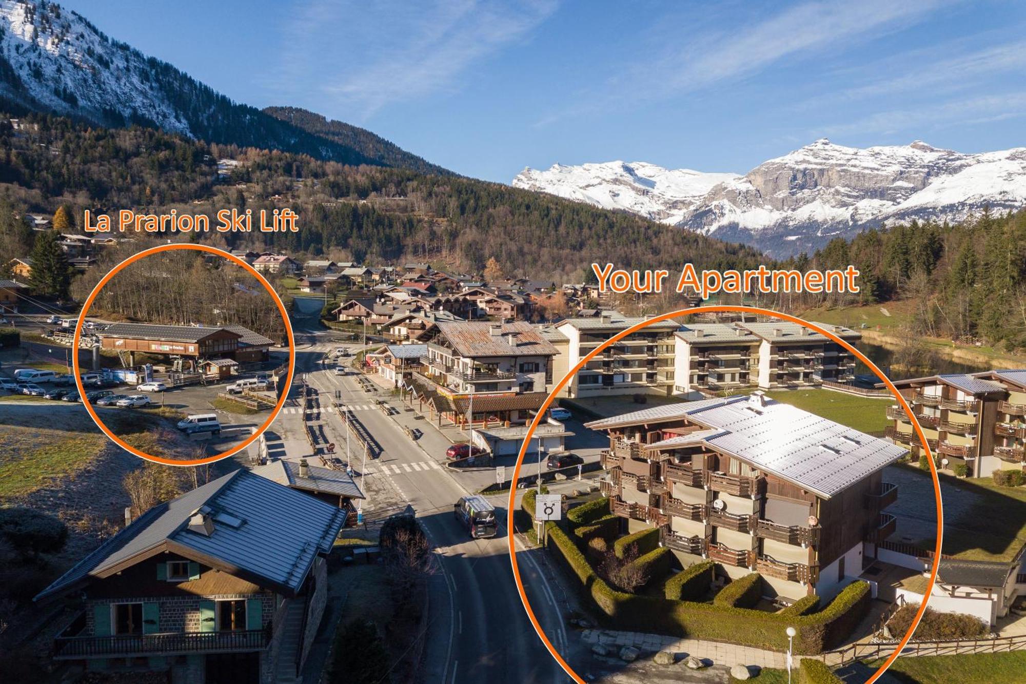 Residence Le Prarion 24A Ski In- Ski Out - Happy Rentals 레우쉬 외부 사진